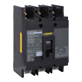 Schneider Electric Molded Case Circuit Breaker; 3-Pole; 225A; 240VAC; 10kA @ 240VAC; Studs (Line) / Lugs (Load); UL 489